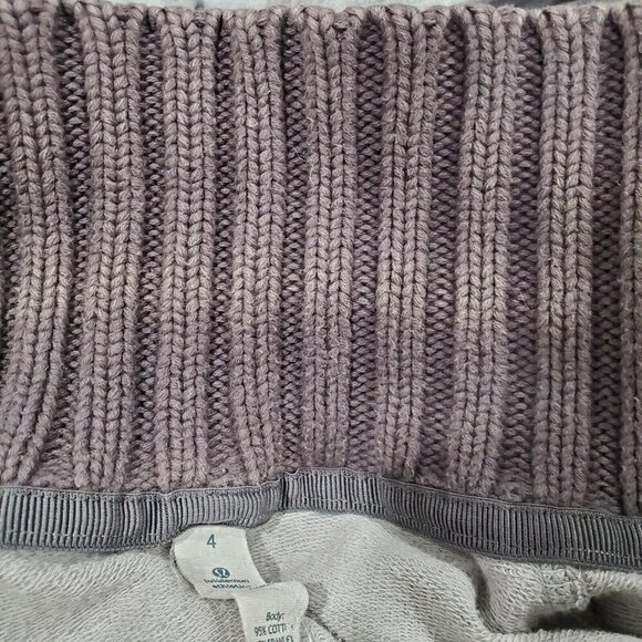 Lululemon Women’s Bliss Break Wrap Jacket Yoga Gray  French Terry Size 4 - Picture 10 of 10